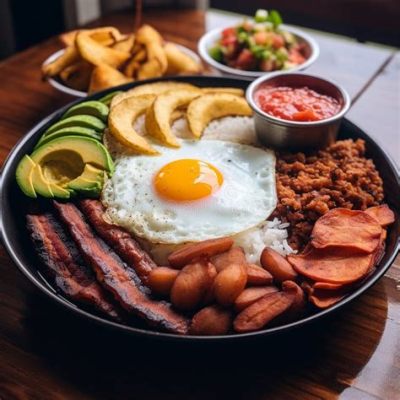   Bandeja Paisa， 令人垂涎的香料盛宴與令人滿足的肉食饗宴！